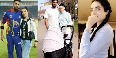 Imad Wasim Holds His Newborn Daughter Syeda Inaya Imad for The First Time