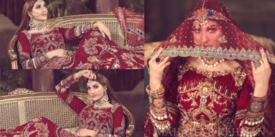 Nazish Jahangir Seems As A Traditional Bride In New Bridal Photoshoot