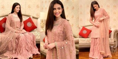 Sana Javed Made A Stunning Photoshoot In Pink Dress