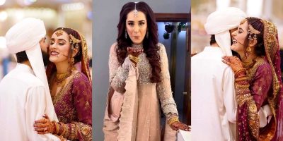 Actress Shehzeen Rahat Walima Pictures with Husband & Family
