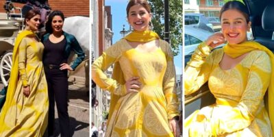 Kubra Khan Exudes Glamour and Elegance in a Desi Look