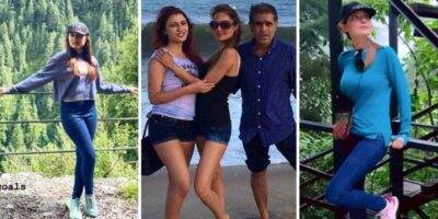 Natasha Hussain with Daughters Has a Fun Outdoor Day