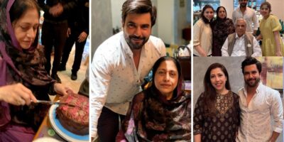 Junaid Khan Celebrates The Birthday of his Mother with Father & Sisters