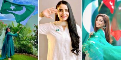 Pakistani Celebrities Celebrating 75th Independence Day with Vibrant Style