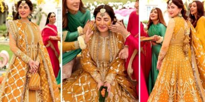 Naimal Khawar Poses Gorgeously for Shehnai Wedding Formals’ 22