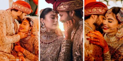 Azlan Shah Wedding Pictures with his wife Warisha Javed Khan