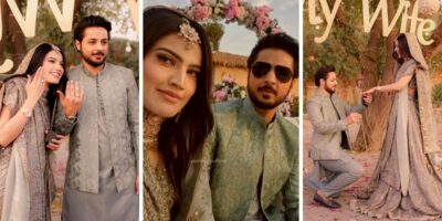 YouTuber Iqra Kanwal Shares Engagement Pictures with her Fiancé Areeb Parvaiz