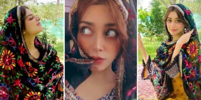 Alizeh Shah Unveils BTS Photos of Her Upcoming Drama Serial