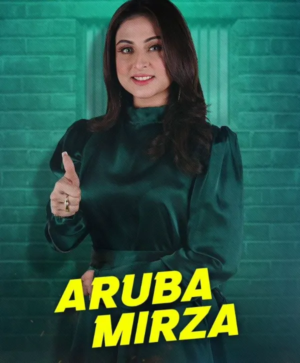 Grand finale moment: Aruba Mirza is the winner of Tamasha Ghar season 2