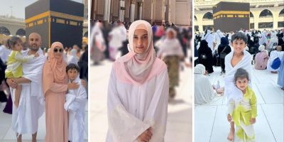 Momal Sheikh Performed Umrah Along with Her Family – Pictures