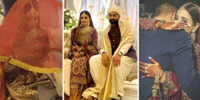 Sana Nadir Shah Wedding Pictures with Her Husband